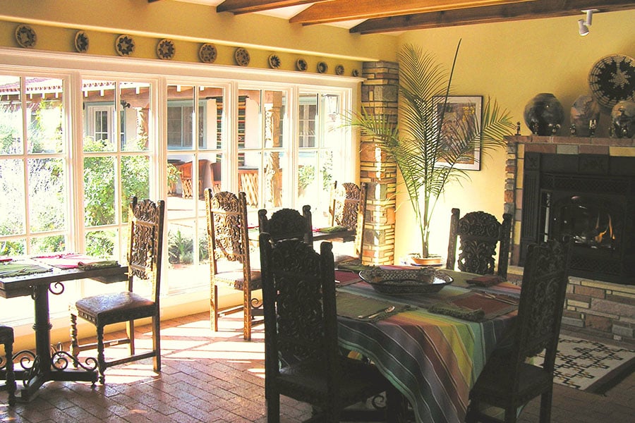 Dining room of Casa Blanca NM
